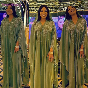 2021 Рокля Маята Коприна Във Абая Дубай Макси Африкански Дизайн Халат за баня Ретро Рокли мюсюлмански комплекти Свободни Дамски официални рокля-новости.