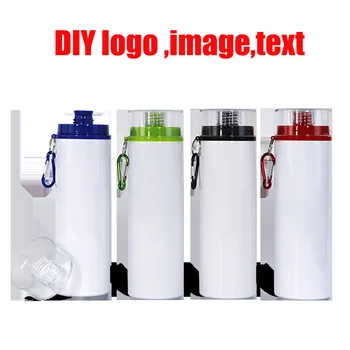 Настройте бутилка за вода 750 мл с четырехцветным изображение на логото САМ преносим чаша за бутилки персонализирайте свой собствен дизайн на кухня на открито