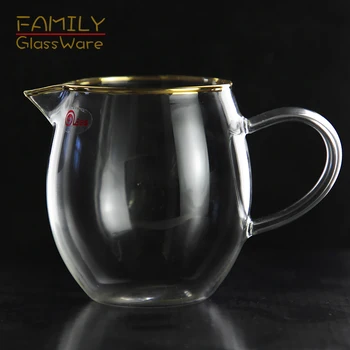Высокотемпературное бессвинцовое стъкло панаирните чаша публичен чаша чай Кунг-фу аксесоари за чайна церемония прозрачна чаша за чай