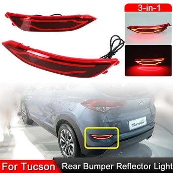 За Hyundai Tucson 2015 2016 2017 2018 2019 2020 Led Рефлектор Задна Броня, Лампа за Дългите Светлини, Стоп-сигнал, Задна Светлина В Събирането на