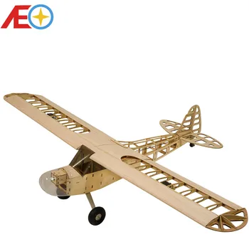 2021 Нов Модел на Самолет от балса дърво J3 1180 мм Размах на Крилата Модели на Самолети От Балса дърво RC Строителни Играчки Модел деревянности /WOODEN САМОЛЕТ