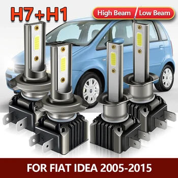 4x Led Светлини H1 H7 High Low Комбинираната МИНИ-Автомобилни Крушки За Fiat Idea 2005 2006 2007 2008 2009 2010 2011 2012 2013 2014 2015