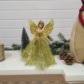 Мини-Ангел Принцеса Момиче Коледно Дърво Висулка Елизабет II Памет Навидад Коледни Украси Коледно Дърво Украшение за Дома