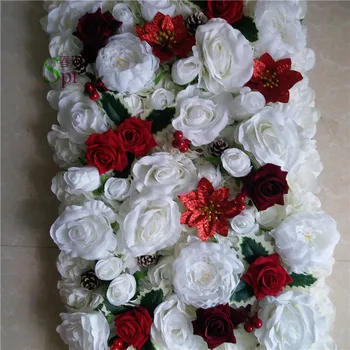 SPR Безплатна Доставка на 10 бр./лот Изкуствени копринени цветя, аранжировки цветя стена за сватби фон арка маса flowe