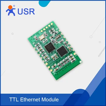 Сериен модул TTL Ethernet UART TTL RJ-45 TCP/IP Конвертор Малък Размер на SMT Вградена Поддръжка на уеб-страницата на УЕБ-Клиентски режим на TCP/UDP Q089