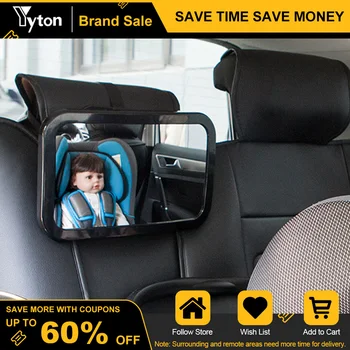 Yyton За Безопасно Огледало за Обратно виждане с Регулируемо Огледало За Грижите За бебето/Детето, с Лице Към Задния Монитора, Оформление на Автомобила, Аксесоари За интериора