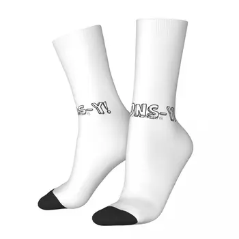Забавни мъжки компресия чорапи French Allons-y! 3 пури в ограничени бройки Чорап в стил Харадзюку Y-3 Йоджи Ямамото в уличном стил с Новост и кръг пръсти