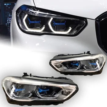 AKD Автомобилни Фарове за BMW X5 G05 Led Светлини Обектива на Проектора 2019-2022 G06 LED DRL X6 Главоболие Фенер Сигнални Аксесоари за Автомобили