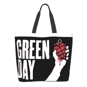 Grenn Ijo Day Дизайнерски Чанти Чанта За Пазаруване На Green Day Музикална Група