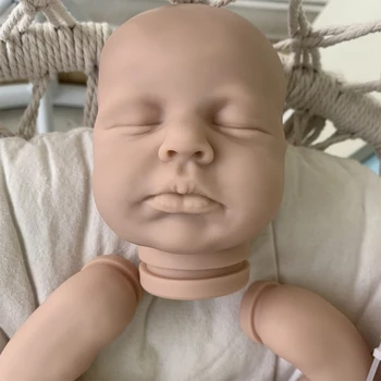 Реалистичен Комплект Кукли 20 Инча Неокрашенный Недовършен Сън На Новороденото Дете Реалистично Тяло Меки Винилови Аксесоари