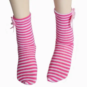 [wamami] 11 # Розови Чорапи / Чорапогащник райе с лък За 1/3 SD DOD ОРБ DZ BJD Dollfie