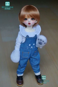 Облекло за кукли BJD е подходяща за кукли 27 см-30 см 1/6 BJD модни качествена риза + панталон с каишка