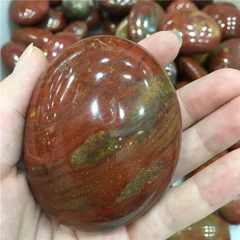 1 бр. Естествен червен нефритови камък кварцов лечебни кристали палмова камък за декор