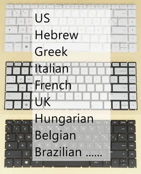 Британски, американски, белгийски, португалска клавиатура BR за HP 14 грама-br000 14 грама-br100 14m-ba100, Pavilion x360 14-ba000 14-bk000 14-bk100 14m-ba000