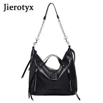 JIEROTYX Луксозни Модни Дамски Чанти Висок Капацитет Изискана Дизайнерска Чанта През Рамо Модни Кожени Чанти През Рамо