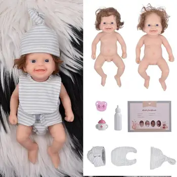 Детски Реалистични кукли, детски кукли, Забавни кукли и 8-инчови кукли за новородени Живи силиконови и красиви тела-Добрите подаръци за момчета