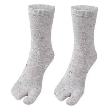 Чорапи с пръсти в японски стил, Мъжки и дамски Летни Чорапи Дишащи с два пръста, Кимоно, Флип-флоп, Чорапи с разцепени Пръсти