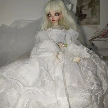 1/3 BJD куклено рокля, Красива сватбена рокля мечта кукли