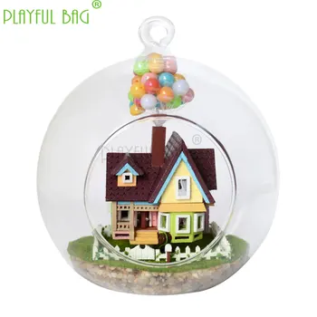 PB Игриво чанта Забавни играчки за възрастни САМ стъклена топка серия миниатюрен пейзаж свят на ръчно изработени детски подаръци празник ZD24