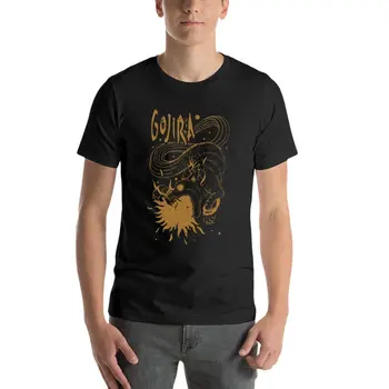 Gojira Група Sun Swallower Heavy Metal Oversize Тениска Модни Дрехи За Мъже От 100% Памук Градинска Дрехи Големи Размери Топ Тениска