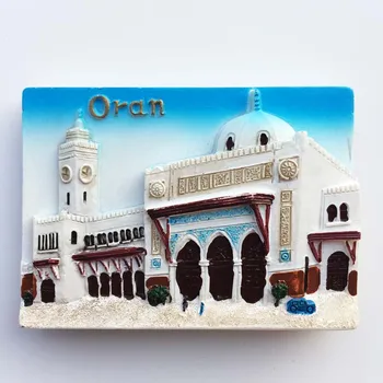 QIQIPP Северна Африка Алжир, Оран туристически сувенири, магнитни стикери, стикери за хладилник, креативна колекция