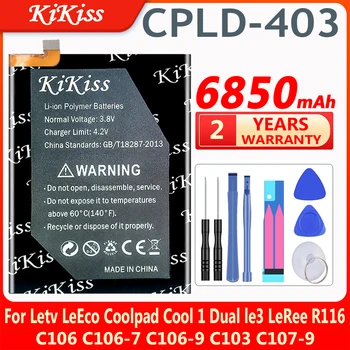 6850 ма CPLD-403 Батерия За Letv LeEco Coolpad Cool1 Cool 1 Двойна le3 LeRee R116 C106 C106-7 C106-9 C103 C107-9 Мобилен телефон