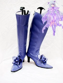 Rozen Maiden Cosplay Barasuishou Лилави Обувки За Cosplay, Обувки Аниме Вечерни Обувки За Cosplay Поръчка На Дамски Обувки На Висок Ток