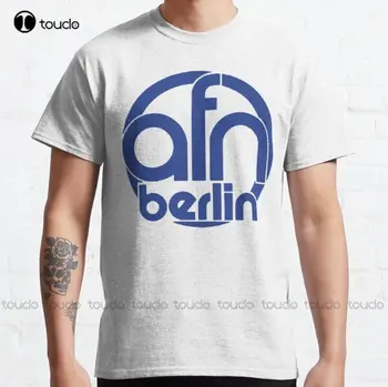 Afn Berlin Логото на Класическа Тениска На Поръчка Aldult Тийнейджърката Тениска Унисекс С Дигитален Печат Модни Забавна Нова Xs-5Xl