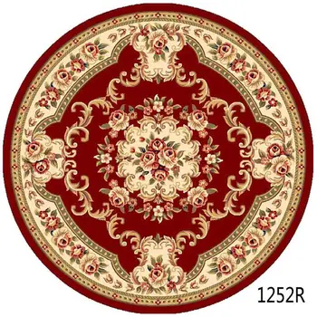 Красива ретро печат Благородни кръгли нескользящие подложки подложки за секс спалня хол декорация на дома