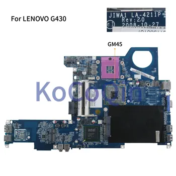 Дънната платка на лаптопа KoCoQin За LENOVO G430 дънна Платка JIWA1 LA-4211P GM45