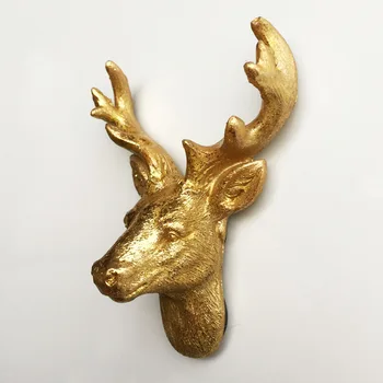 QIQIPP Скандинавски Швейцария Швеция Дания Финландия Норвегия златна главата на лоса творчески туристически сувенир магнит за хладилник