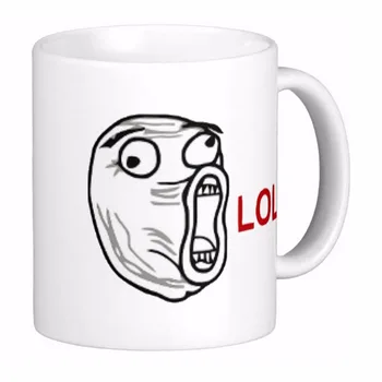 Хаха Смях на Глас Ярост Лице Мем Пътуване Бели чаши за Кафе Чаена Чаша Индивидуален Подарък От LVSURE Керамична Чаша Пътни Чаши за Кафе