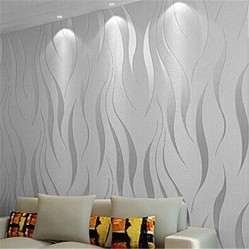 beibehang модерна проста стенни хартия на руло 3D Флокированные релефен тапет за хола, на фона на декор papel de parede 3d