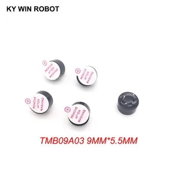 [електронен сам kit] 3 В активен електромагнитен сигнал 9 * 5,5 мм TMB09A03 Стъпка 5 мм (акустична дължина на пластмасови тръби SOT) (5 бр)